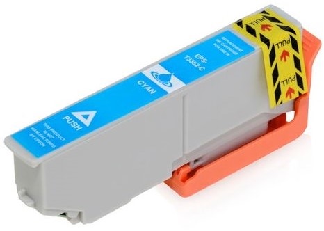 33 XL | 1x Cyaan | Huismerk | Cartridges voor Epson