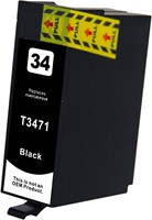 34 XL | 1x Zwart | Huismerk | Cartridges voor Epson