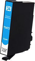 34 XL | 1x Cyaan | Huismerk | Cartridges voor Epson