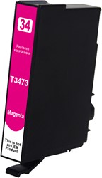 34 XL | 1x Magenta | Huismerk | Cartridges voor Epson