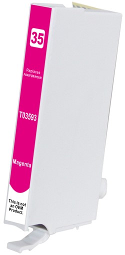 35 XL | 1x Magenta | Huismerk | Cartridges voor Epson