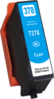 378 XL | 1x Cyaan | Huismerk | Cartridges voor Epson