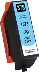 378 XL | 1x Licht Cyaan | Huismerk | Cartridges voor Epson
