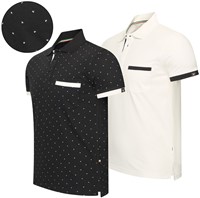 Todi 2-pack polo Black S