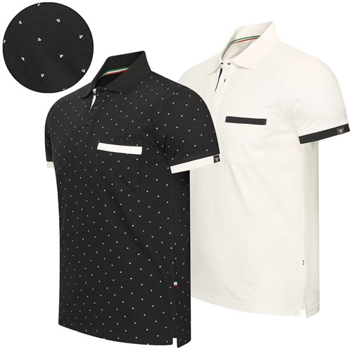 Todi 2-pack polo Black S
