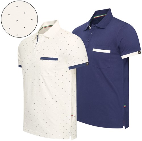 Todi 2-pack polo Off  White S