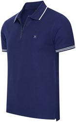 Torino Polo Zip Off Navy