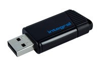 Integral | USB Stick | 16 GB | USB 2.0 | Slider | Lezen 12 MB/s | Schrijven 3 MB/s | Pulse | Zwart