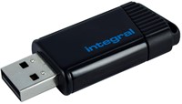 Integral | USB Stick | 16 GB | USB 2.0 | Slider | Lezen 12 MB/s | Schrijven 3 MB/s | Pulse | Zwart