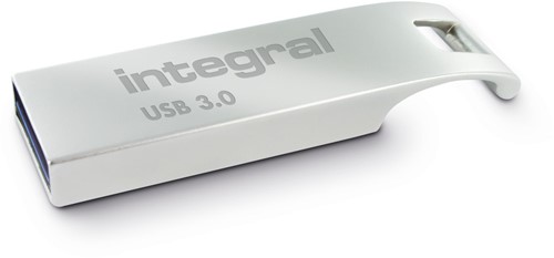 Integral | USB Stick | 16 GB | USB 3.0 | Lezen 70 MB/s | Schrijven 15 MB/s | Arc | Metaal