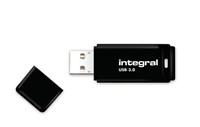 Integral | USB Stick | 16 GB | USB 3.2 | Lezen 30 MB/s | Schrijven 5 MB/s | Zwart