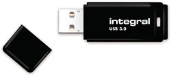 Integral | USB Stick | 64 GB | USB 3.2 | Lezen 30 MB/s | Schrijven 5 MB/s | Zwart