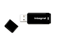 Integral | USB Stick | 16 GB | USB 2.0 | Lezen 12 MB/s | Schrijven 3 MB/s | Zwart
