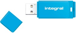 Integral | USB Stick | 16 GB | USB 3.0 | Lezen 110 MB/s | Schrijven 10 MB/s | Neon | Blauw