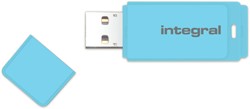 Integral | USB Stick | 16 GB | USB 2.0 | Lezen 12 MB/s | Schrijven 3 MB/s | Licht Blauw