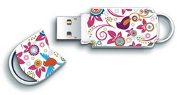 Integral | USB Stick | 64 GB | USB 2.0 | Lezen 12 MB/s | Schrijven 3 MB/s | Expression | Vogels
